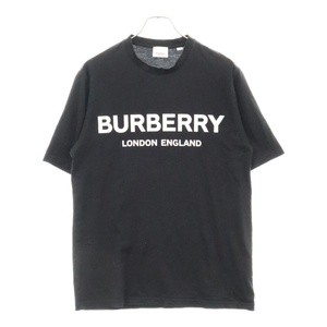 BURBERRY バーバリー フロントロゴプリント半袖Tシャツ 半袖カットソー ブラック 8026016