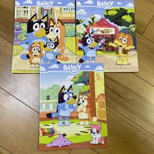 海外　アニメ　ブルーイ　Bluey パズル　セット　3枚 PRE SCHOOL PUZZLES 知育玩具