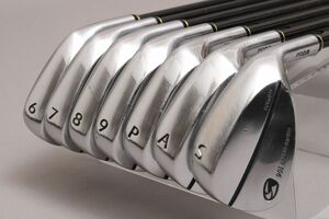 プロギア アイアンセット 7本《6-9/P/S/A》PRGR 901 SPEED IRONS FORGED《M-43/S相当》DATA090 純正カーボン ゴルフ ＃140※G247