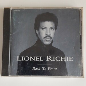 LIONEL RICHIE Back To Front CD