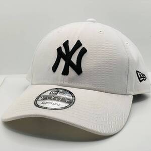 中古品 NEW ERA ニューエラ キャップ RN11493　CA40289 ホワイト キャップ 帽子 NY