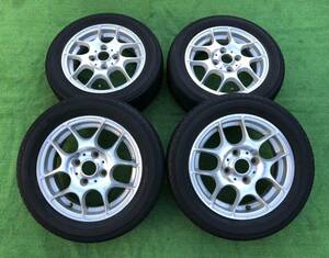 HYPER-KS 4本タイヤホイール　(13x4 1/2J) 13インチ　オフセット　43 PCD 100 (155/65R13)