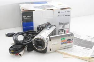 [MAS29]動作品 SONY HDR-CX590V デジタルHD ビデオカメラ レコーダー Handycam 箱付き ソニー ハンディカム