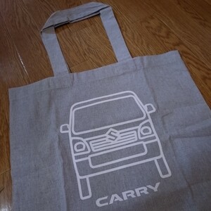 SUZUKI bag CARRY キャリー 軽トラ 軽トラ野郎 バッグ トートバッグ 記念 スズキ グッズ コレクション ロゴ 非売品 ノベルティ keitruck ①