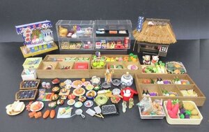 [ZEROnet]●ミニチュア 食玩 食品サンプル おもちゃ フルーツ 野菜 お寿司 調理器具 プチカトラリー 大量 まとめ ●A612-15