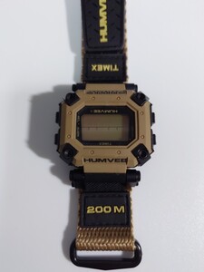 1円〜 希少モデル 腕時計 TIMEX HUMVEE INDIGLO タイメックス ハンヴィー ミリタリーウォッチ ハンビー サバゲー レアモデル 美品 現状品