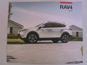 トヨタ　RAV4　2015年モデルUSAカタログ