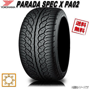 サマータイヤ 送料無料 ヨコハマ PARADA SPEC X PA02 パラダ 325/45R24インチ 116V 4本セット
