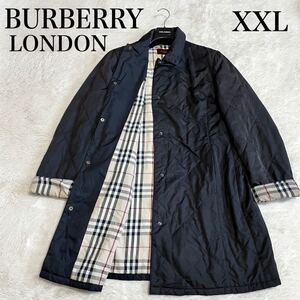 美品 希少 BURBERRY 赤タグ ノバチェック キルティング コート 黒 バーバリー ブルゾン