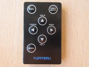 ★1230★ユピテル　YUPITERU　レーダー探知機　リモコン　７ボタン★赤外線チェック済★ジャンク★