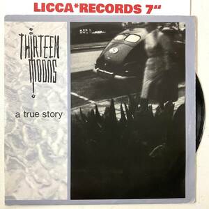 RARE Thirteen Moons - A True Story UK 1986 ORIGINAL Wire Records WRS008 This Mortal Coil 7“ EP 美盤 レコード LICCA*RECORDS 268