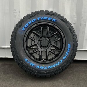 [予約] 7月上旬 エクストレイル T32 225/70R16 新品 16インチタイヤホイールセット 4本 トーヨー オープンカントリー RT ホワイトレター