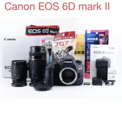 一眼レフカメラ Canon EOS 6D mark II標準&望遠レンズセット