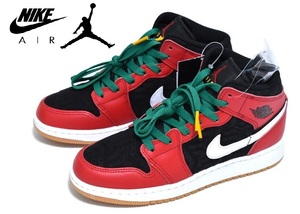 【送料無料】新品 NIKE AIR JORDAN 1 MID SE(GS)【CHRISTMAS】23cm DQ8418-006 エアジョーダン クリスマス