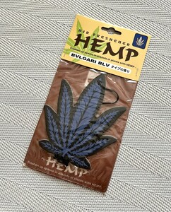 ☆【HEMP】ヘンプ エアーフレッシュナー ブルガリブルー 芳香剤 ペーパー 吊り下げ☆