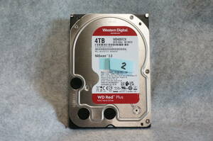 【中古】WD40EFZX Western Digital Red Plus【4TB】 3.5インチ SATA HDD No.2