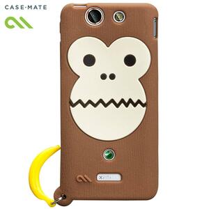 即決・送料無料)【かわいいサルのケース】Case-Mate docomo Xperia SX SO-05D Creatures: Bubbles Monkey Case Brown