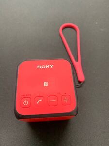 ★動作品★ SONY ワイヤレス Bluetooth スピーカー SRS-X11 レッド