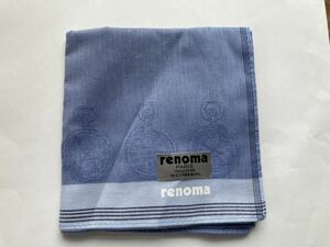 【新品】 renoma PARIS レノマ 綿100% ハンカチ 