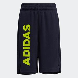 新品★送料込み!!★adidasアディダス★140★ 快適素材!!LB ST ショーツ(ネイビー/グリーン 紺)★ジャージハーフパンツ★即決