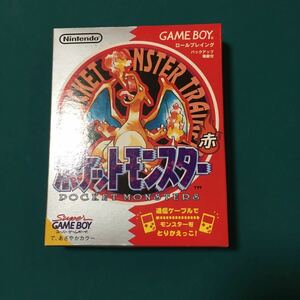 新品　ポケットモンスター ポケモン pokemon 赤 RED ゲームボーイ GB GAMEBOY