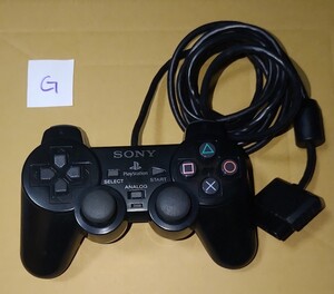 PS2 プレステ2　SONY　コントローラー　純正　クリアブラック　G