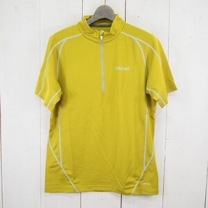 マーモット Marmot /MJK-S6027/CLIMB SPEED H/S ZIP 半袖ハーフジップシャツ(XL)マスタード/304