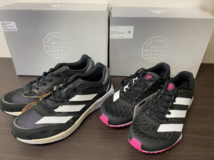 7927-01★新品 未使用★adidasアディダスおまとめ2点/ADIZERO BEKOJI 2M/ADIZERO JAPAN 6 WIDE/27cm/靴/スニーカー/FZ2486/GX1417★