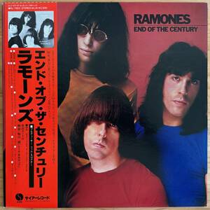 LP■ROCK//PUNK/RAMONES/END OF THE CENTURY/SIRE RJ-7653/国内80年ORIG OBI/帯 美品/ラモーンズ/エンド・オブ・ザ・センチュリー/ガレージ