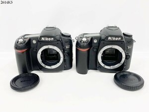 ★Nikon ニコン D80 デジタル 一眼レフ カメラ ボディ 2台セット 通電可能 ジャンク 2614K5-8