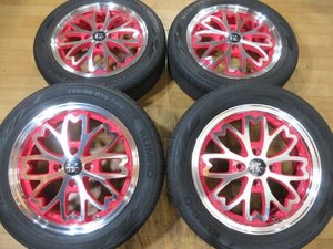 和道 桜 新品 ホイール / バリ山 2023年 タイヤ付き 4本SET 15インチ 165/60R15 ハスラー フレアクロスオーバー アゲ系 エブリイ アトレー