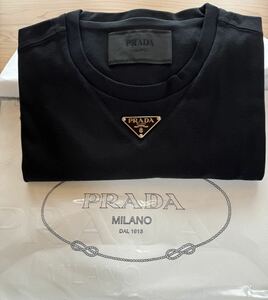 PRADA Tシャツ　トライアングルロゴ　黒　プラダ