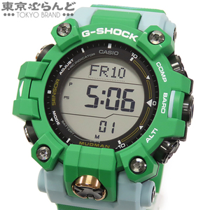 101767216 1円 カシオ G-SHOCK マッドマン EARTHWATCH コラボ GW-9500KJ-3JR グリーン バイオマスプラスチック 腕時計 メンズ ソーラー電波