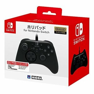 アウトレット品 未使用 未開封 HORI ホリパッド for Nintendo Switch コントローラー NSW-001 ブラック