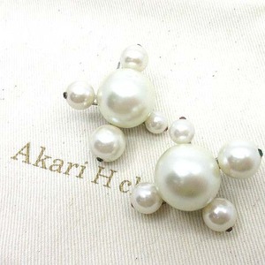 アカリチック Akari H chic ビュルデサボン bulle de savon パール ピアス レディース