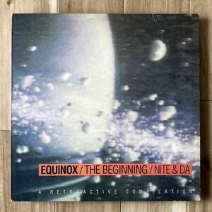 【UK盤/LP】V.A. / Equinox / The Beginning / Nite & Da - A Retroactive Compilation ■ Retroactive / BZZLP 106102 / デトロイトテクノ