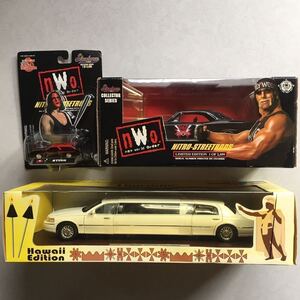 未使用未開封WCWミニカーNWOリミテッドエディションNITROSTREETRODSハリウッドハルクホーガンスティングプロレスハワイリンカーンリムジン