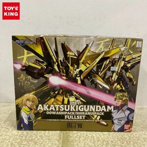 1円〜 バンダイ 1/100 機動戦士ガンダムSEED DESTINY アカツキガンダム オオワシパック/シライヌパック フルセット