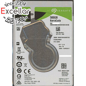 SEAGATE ノート用HDD 2.5inch ST500LM030 500GB 7mm [管理:1000011615]