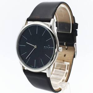 送料無料【電池交換済】★スカーゲン★SKAGEN★858XLSLB★メンズ/腕時計/アナログ/クォーツ