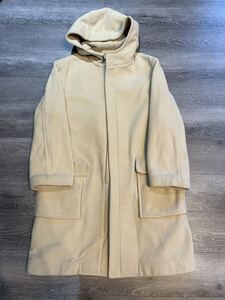 コムサイズム メンズコート　　size M バスト57 丈97 袖が内側に織留めしてありますが、現状渡しです