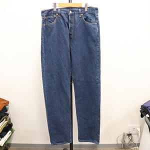 K535 2000年代製 LEVIS 501デニムパンツ USA製■00s 表記36インチ ブルー 青 リーバイス アメカジ ストリート 古着 激安 希少