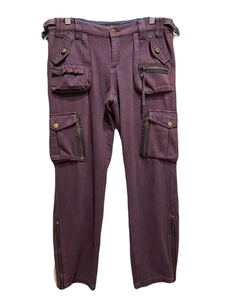 ★RARE Japanese Label Y2K Cargo Pants Purple ifsixwasnine LGB 14th addiction kmrii share spirit goa TORNADO MART カーゴパンツ