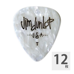 JIM DUNLOP GENUINE CELLULOID CLASSICS 483/04 Thin ギターピック×12枚