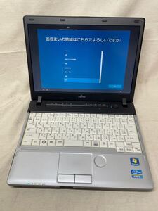 【激安】中古　 FUJITSU ノートパソコン　LIFEBOOK P771/D FMVNP5NE 初期化済み　ACアダプター付