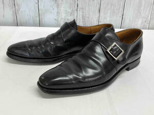 CROCKETT ＆ JONES SHIPS別注 MONKTON ドレスシューズ クロケット&ジョーンズ シップス モンクストラップ ブラック サイズ6.5