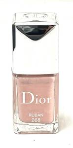 【B】【13690】★☆Dior　ディオール　ディオールヴェルニ　268 RUBAN 　ネイルエナメル　10ml　残量多め　ピンク系　マニキュア　現状品☆