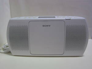 ** SONY ** ソニー CDラジオ ZS-E20CP ホワイト 動作品。