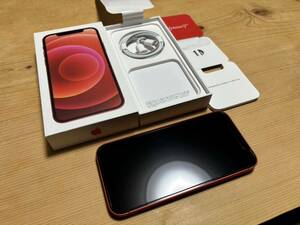 iPhone 12 128GB RED 中古美品