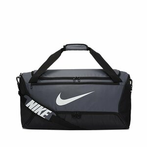 NIKE ブラジリア ダッフル M グレー 60L ナイキ ボストンバッグ ダッフルバッグ スポーツ 旅行 灰 黒 BA5955-026